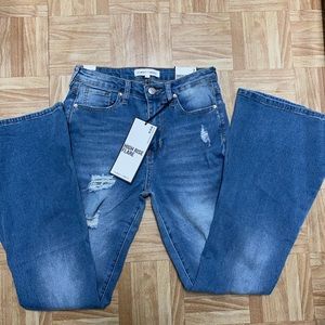 Almost famous jeans,size 7 about 43 inches in length